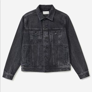Everlane Denim Jacket - washed black denim, Medium